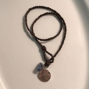 Braided Bracelet with Charms